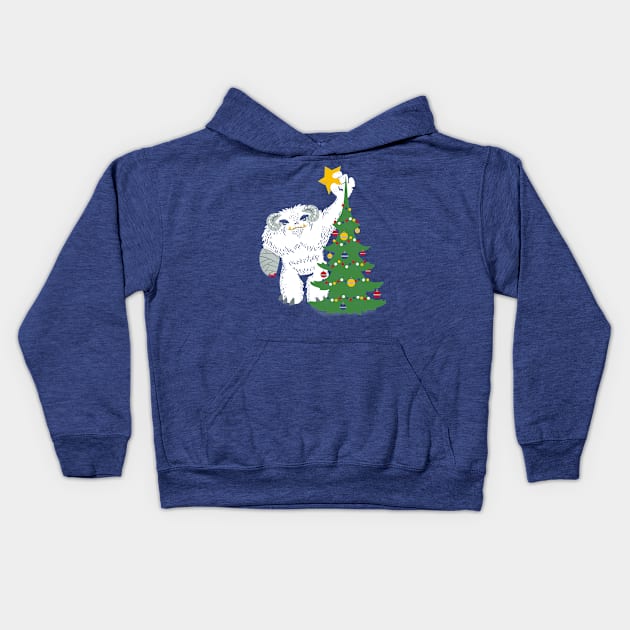 Hothy Holidays Tree Kids Hoodie by calbers